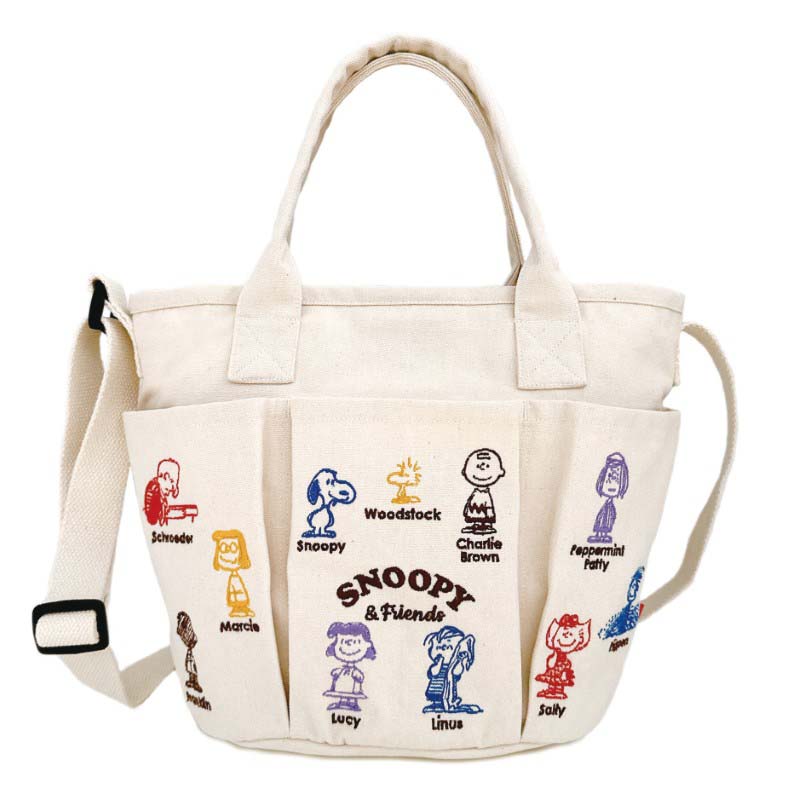 ROOTOTE /PEANUTS スヌーピー IP.デリ.ポケッツ.Peanuts-OC Ivory/842101